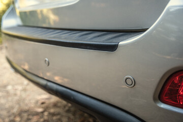 Rear parking sensors of a luxury car
