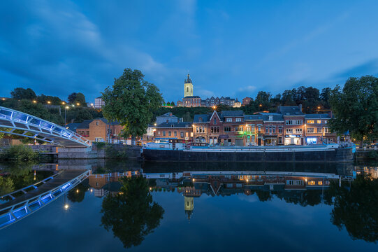 La belle ville de Thuin en Belgique