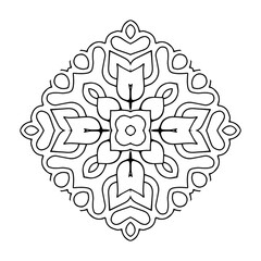 Mandala. Vintage indian decorative elements