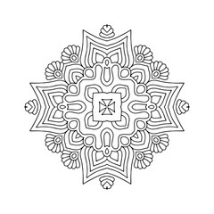 Mandala. Vintage indian decorative elements