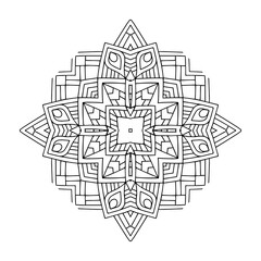 Mandala. Vintage indian decorative elements