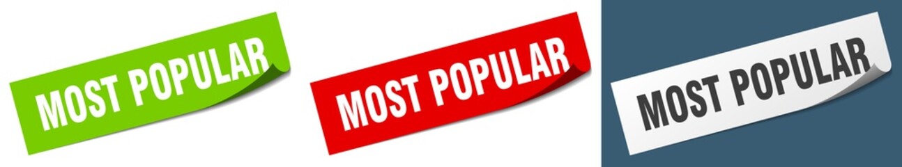 most popular paper peeler sign set. most popular sticker