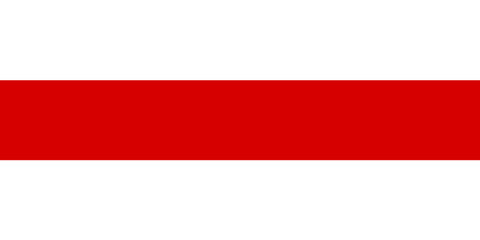 Vector illustration white-red-white flag historical flag of Belarus. The symbol of freedom Belarus. Symbol of the opposition forces of Belarus. A symbol of protest against the regime in Belarus