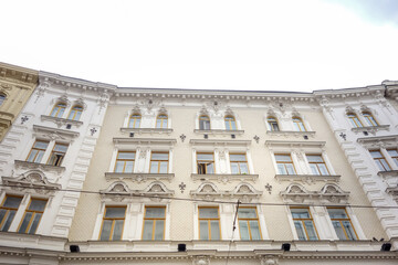 Obraz premium Street view of downtown in Brno, Czech Republic