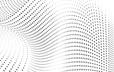 The halftone texture is monochrome. Vector chaotic background