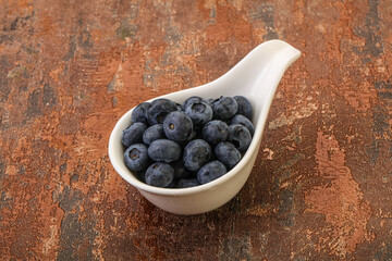 Ripe sweet tasty blueberries heap