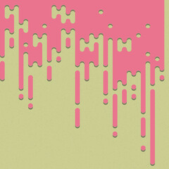 Abstract Rounded Color Lines halftone transition background illustration