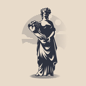 Goddess Demeter or Ceres