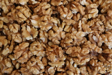 close up of walnuts