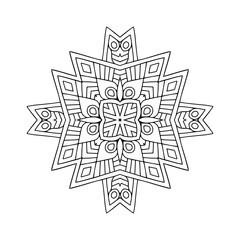 Mandala. Vintage indian decorative elements