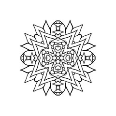 Mandala. Vintage indian decorative elements