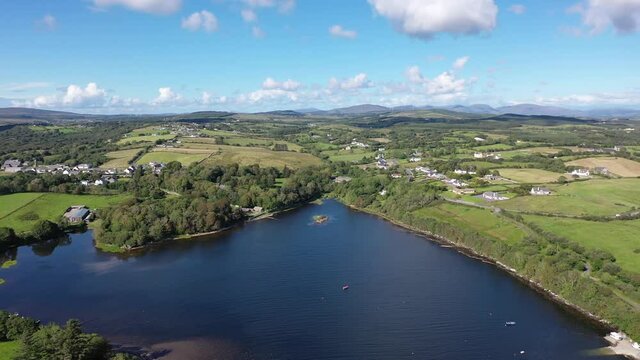 Flying towards Bruckless in County Donegal - Ireland