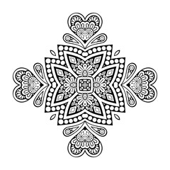 Mandala. Vintage indian decorative elements
