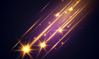 Obraz premium light effect Glowing. neon glow and flash background.