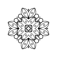 Mandala. Vintage indian decorative elements