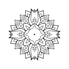 Obraz premium Mandala. Vintage indian decorative elements