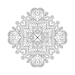 Mandala. Vintage indian decorative elements