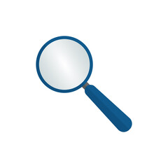 Magnifying glass icon. Vector magnifying glass. Flat icon eps 10
