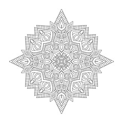 Mandala. Vintage indian decorative elements