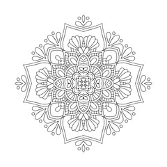 Mandala. Vintage indian decorative elements