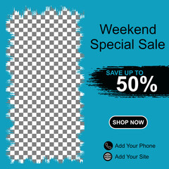 Social Media Banners for Digital Marketing. Promotion Brand Fashion. Stories. Streaming. Vector Illustration