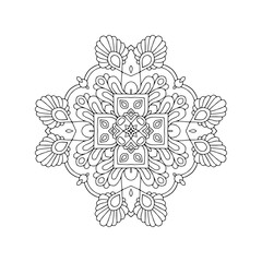 Mandala. Vintage indian decorative elements