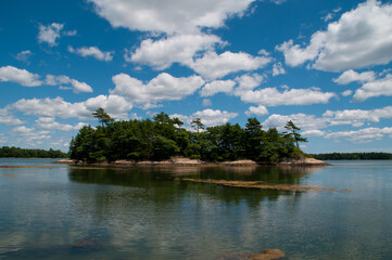 Island off the coast