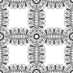 Seamless pattern. Vintage decorative elements