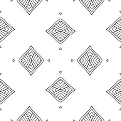 Seamless pattern. Vintage decorative elements