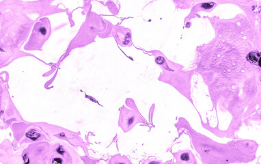 Light Textured Graphic Fabrics, Colorful Water . Violet Artistic Oriental Spatters, Fluid Acrylic, Purple Blush Paint ,Magenta Dyed Aquarelle Print.