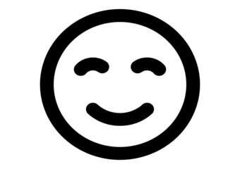 Sentiment icon vector illustration isolated on white background.
