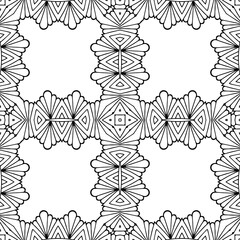 Seamless pattern. Vintage decorative elements
