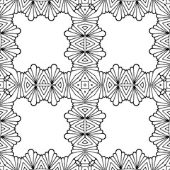 Seamless pattern. Vintage decorative elements