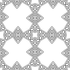 Seamless pattern. Vintage decorative elements