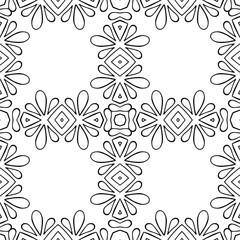 Seamless pattern. Vintage decorative elements
