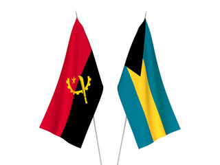 Angola and Commonwealth of The Bahamas flags