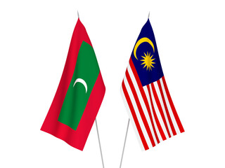 Malaysia and Maldives flags
