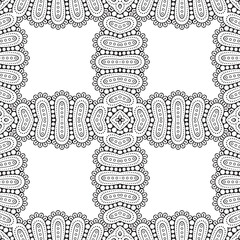 Seamless pattern. Vintage decorative elements