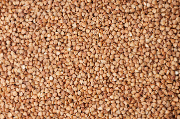 closeup buckwheat food background