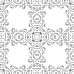 Seamless pattern. Vintage decorative elements