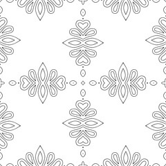 Seamless pattern. Vintage decorative elements