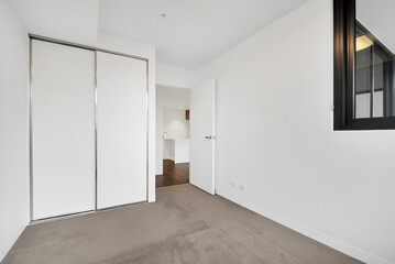 Empty and unfurnished brand new apartment