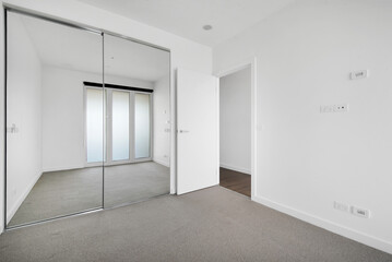 Empty and unfurnished brand new apartment