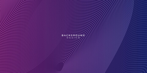 Polygon curve wave in purple vector gradient background