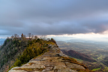 View at the top of the Cabrera Sanctuary (Catalonia, Spain)