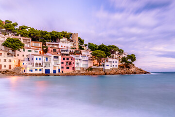 Beautiful place at the Mediterranean Sea, Cala Sa Tuna (Catalonia, Spain)