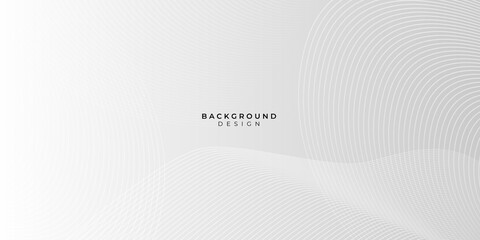 White abstract background with curve wave lines