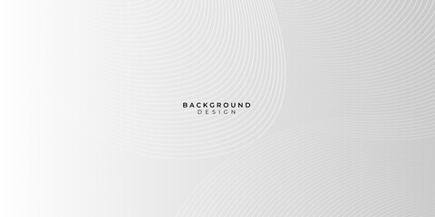 White abstract background with curve wave lines
