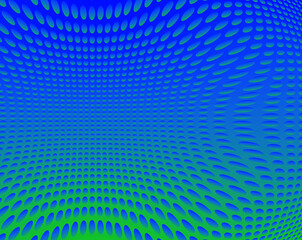 青色から緑色のグラデションの背景に継がんだドットのパターン02