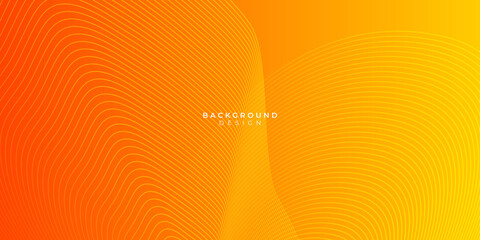 abstract modern yellow orange lines background vector illustration 